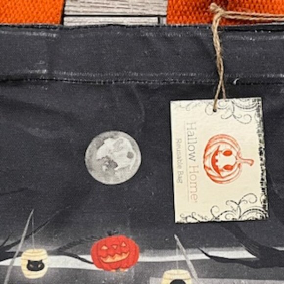Hallow Home Halloween Tote Bag Reusable Canvas Washable Cotton‎ - Picture 7 of 12